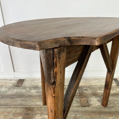 19TH C PINE CRICKET TABLE - ADDITIONAL PHOTO 11