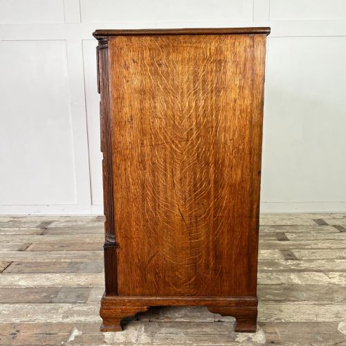 EARLY 19TH C OAK CHEST OF DRAWERS - ADDITIONAL PHOTO 9