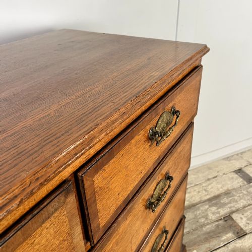EARLY 19TH C OAK CHEST OF DRAWERS - ADDITIONAL PHOTO 13