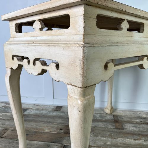 EARLY 20TH C PAINTED PINE CONSOLE TABLE - ADDITIONAL PHOTO 8