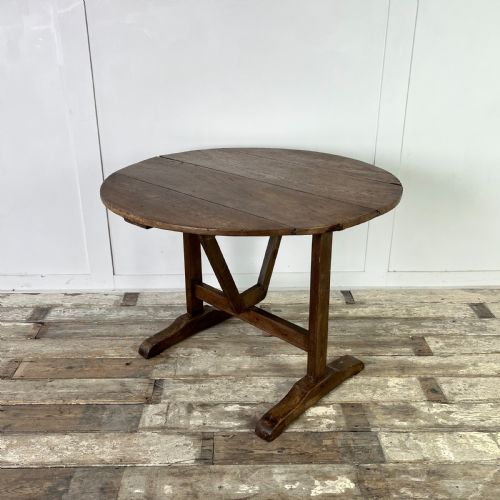19TH C FRENCH OAK VENDAGE TABLE - ADDITIONAL PHOTO 1