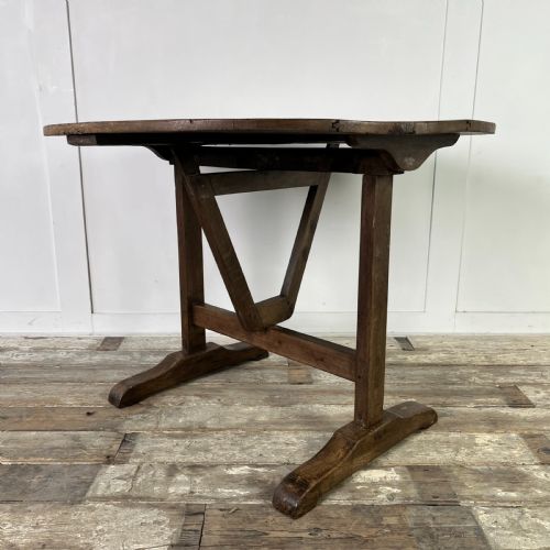 19TH C FRENCH OAK VENDAGE TABLE - ADDITIONAL PHOTO 2
