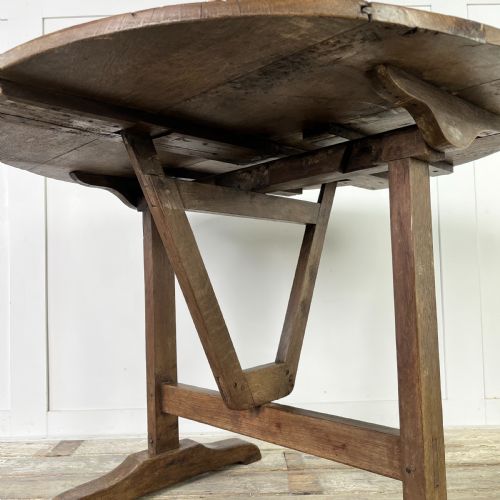 19TH C FRENCH OAK VENDAGE TABLE - ADDITIONAL PHOTO 3