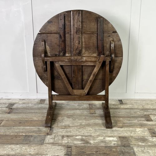 19TH C FRENCH OAK VENDAGE TABLE - ADDITIONAL PHOTO 10