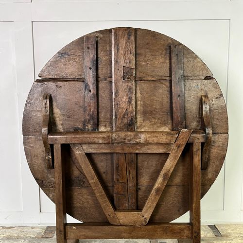 19TH C FRENCH OAK VENDAGE TABLE - ADDITIONAL PHOTO 11