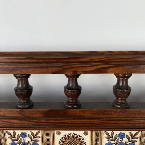 EDWARDIAN PITCH PINE WASHSTAND - ADDITIONAL PHOTO 4