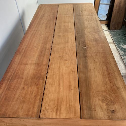 19TH C PINE AND MAPLE KITCHEN PREP TABLE - ADDITIONAL PHOTO 18