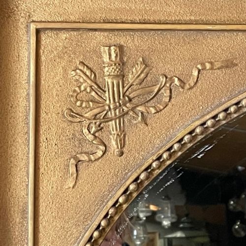 LARGE GEORGIAN GILT WALL MIRROR - ADDITIONAL PHOTO 3