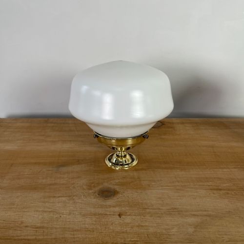 SET OF 4 EARLY 20TH C OPALNE CEILING LIGHTS - ADDITIONAL PHOTO 4
