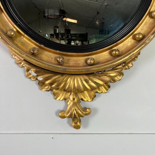 VICTORIAN CARVED GILTWOOD MIRROR - ADDITIONAL PHOTO 1