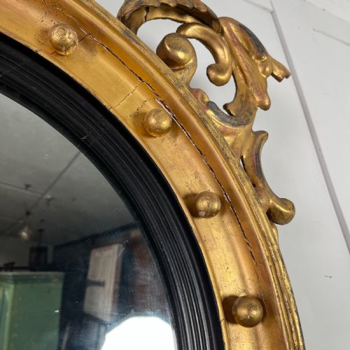 VICTORIAN CARVED GILTWOOD MIRROR - ADDITIONAL PHOTO 3