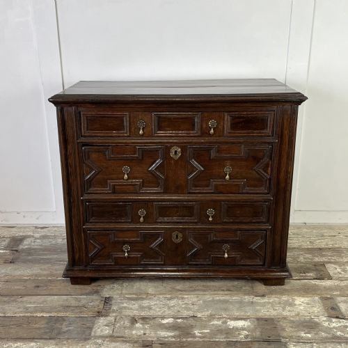 17TH C OAK CHEST OF DRAWERS - ADDITIONAL PHOTO 1