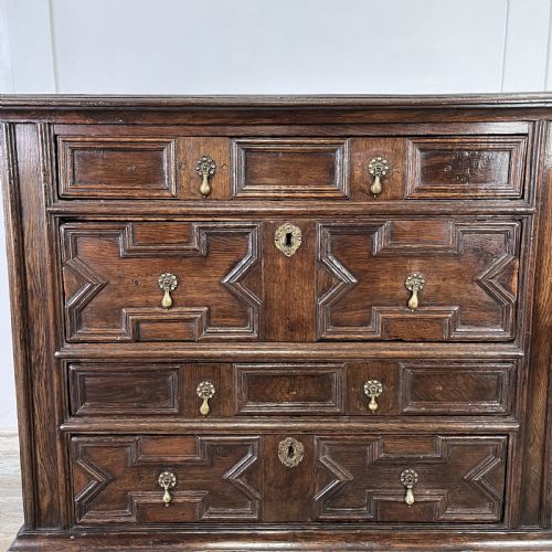 17TH C OAK CHEST OF DRAWERS - ADDITIONAL PHOTO 2