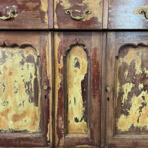 VICTORIAN PAINTED MAHOGANY SIDEBOARD - ADDITIONAL PHOTO 3