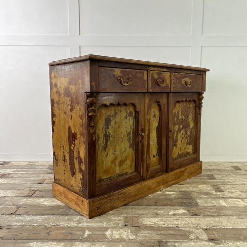 VICTORIAN PAINTED MAHOGANY SIDEBOARD - ADDITIONAL PHOTO 10