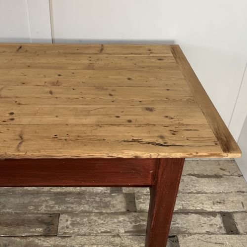 LONG 19TH C WELSH PINE REFECTORY TABLE - ADDITIONAL PHOTO 13