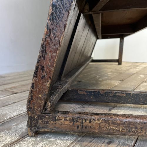 EARLY 19TH C PINE TAVERN SETTLE - ADDITIONAL PHOTO 6