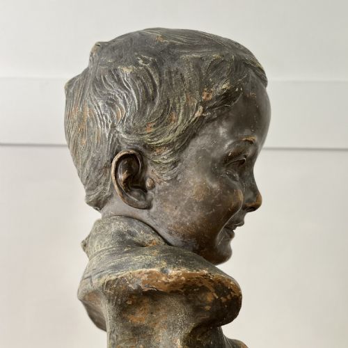 PAIR OF EARLY 20TH C TERRACOTTA BUSTS - ADDITIONAL PHOTO 9