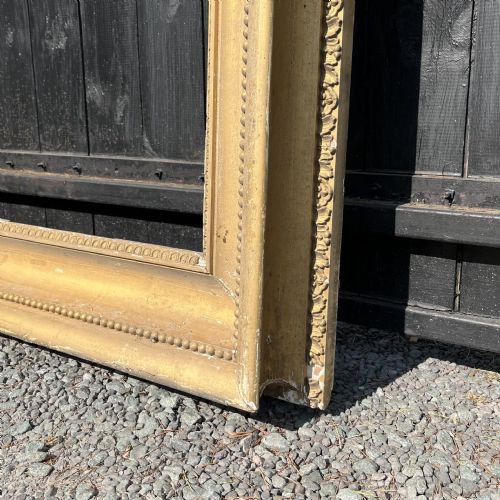HUGE 19TH C GILT PICTURE FRAME - ADDITIONAL PHOTO 1
