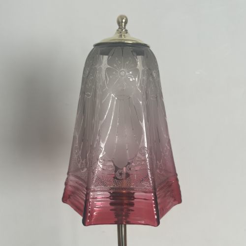 PAIR OF EDWARDIAN BRASS TABLE LAMPS - ADDITIONAL PHOTO 2
