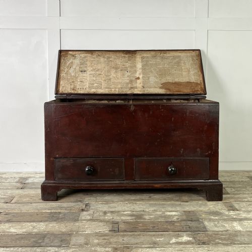 GEORGIAN PAINTED PINE MULE CHEST - ADDITIONAL PHOTO 2