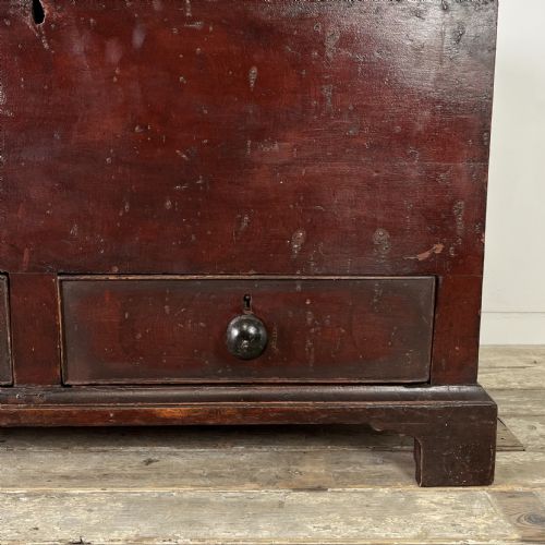 GEORGIAN PAINTED PINE MULE CHEST - ADDITIONAL PHOTO 8
