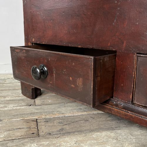 GEORGIAN PAINTED PINE MULE CHEST - ADDITIONAL PHOTO 9
