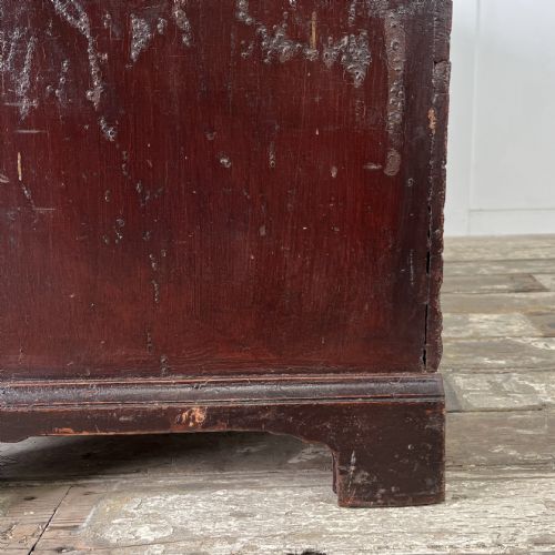 GEORGIAN PAINTED PINE MULE CHEST - ADDITIONAL PHOTO 12