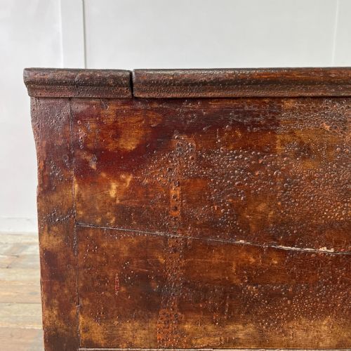 GEORGIAN PAINTED PINE MULE CHEST - ADDITIONAL PHOTO 17