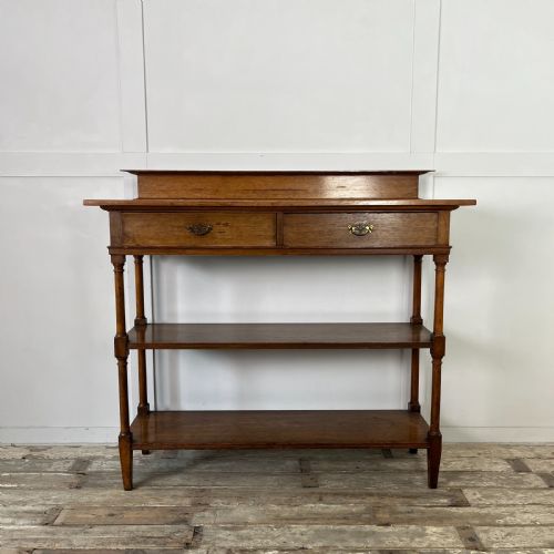 PR VICTORIAN OAK SERVING TABLES BUFFETS - ADDITIONAL PHOTO 1