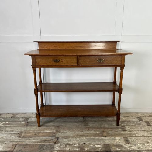 PR VICTORIAN OAK SERVING TABLES BUFFETS - ADDITIONAL PHOTO 2