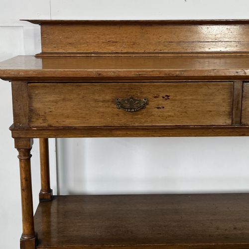 PR VICTORIAN OAK SERVING TABLES BUFFETS - ADDITIONAL PHOTO 3