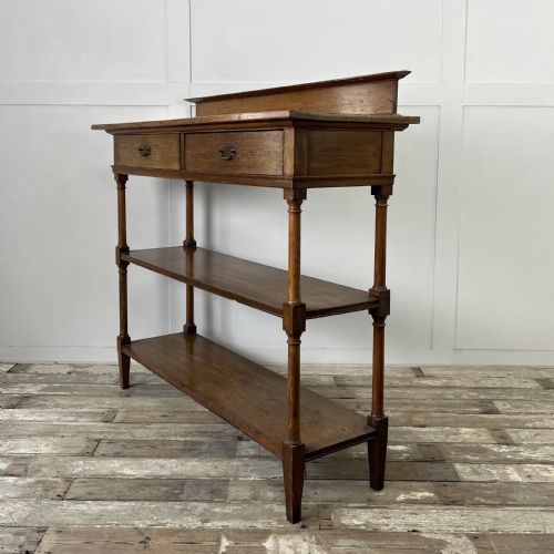 PR VICTORIAN OAK SERVING TABLES BUFFETS - ADDITIONAL PHOTO 9