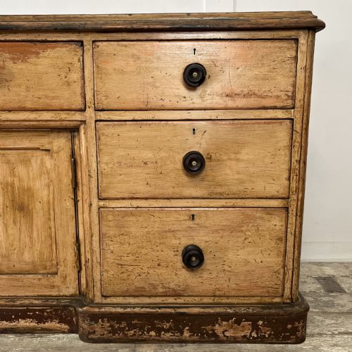 VICTORIAN PINE DRESSER BASE - ADDITIONAL PHOTO 3