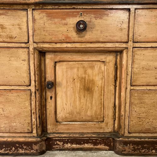 VICTORIAN PINE DRESSER BASE - ADDITIONAL PHOTO 4