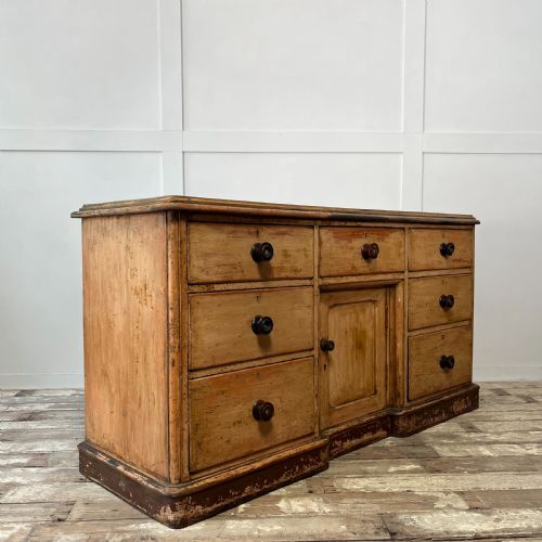 VICTORIAN PINE DRESSER BASE - ADDITIONAL PHOTO 11