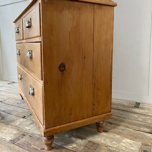 VICTORIAN PINE GLAZED DRESSER - ADDITIONAL PHOTO 13
