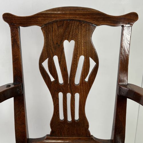 EARLY 19TH C ELM ARM CHAIR - ADDITIONAL PHOTO 10