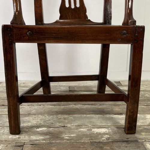 EARLY 19TH C ELM ARM CHAIR - ADDITIONAL PHOTO 12