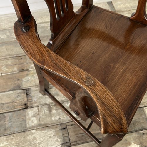 EARLY 19TH C ELM ARM CHAIR - ADDITIONAL PHOTO 13