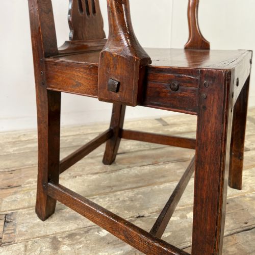 EARLY 19TH C ELM ARM CHAIR - ADDITIONAL PHOTO 14