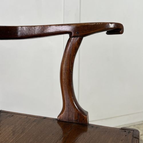 EARLY 19TH C ELM ARM CHAIR - ADDITIONAL PHOTO 15