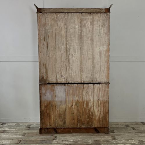 VICTORIAN PAINTED PINE LINEN CUPBOARD - ADDITIONAL PHOTO 13
