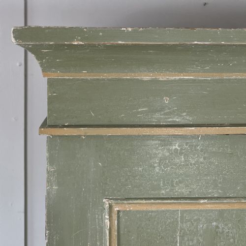 VICTORIAN PAINTED PINE LINEN CUPBOARD - ADDITIONAL PHOTO 15