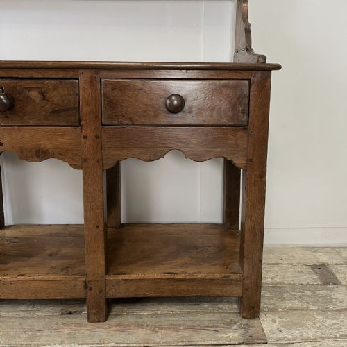 18TH C WELSH CARMARTHENSHIRE OAK DRESSER - ADDITIONAL PHOTO 5