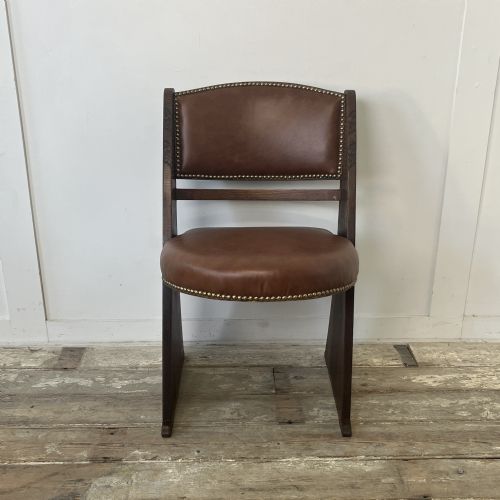 SET OF 4 ART DECO OAK CHAIRS BY EBENEZER GOMME - ADDITIONAL PHOTO 2