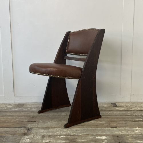 SET OF 4 ART DECO OAK CHAIRS BY EBENEZER GOMME - ADDITIONAL PHOTO 7
