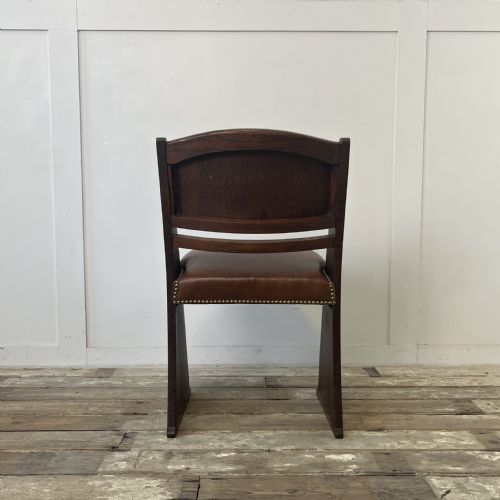 SET OF 4 ART DECO OAK CHAIRS BY EBENEZER GOMME - ADDITIONAL PHOTO 13