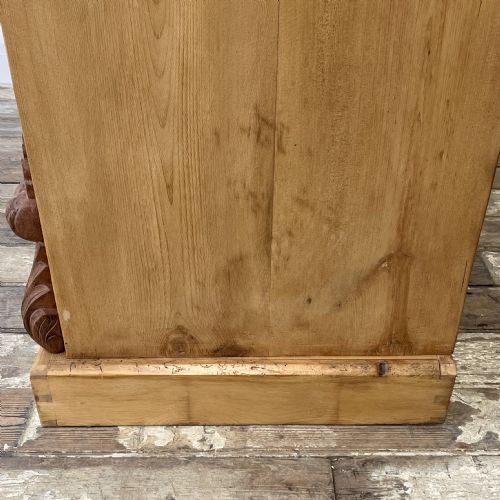 VICTORIAN PINE AND MAHOGANY CHEST OF DRAWERS - ADDITIONAL PHOTO 14