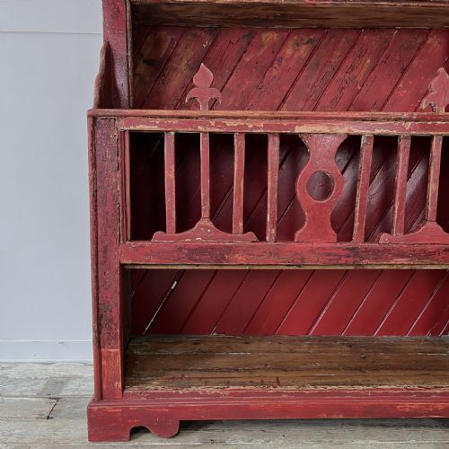 MID 19TH C IRISH PINE CHICKEN COOP DRESSER - ADDITIONAL PHOTO 1